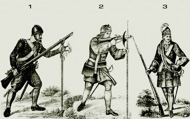 Военная форма русской армии на рубеже XVII-XVIII века