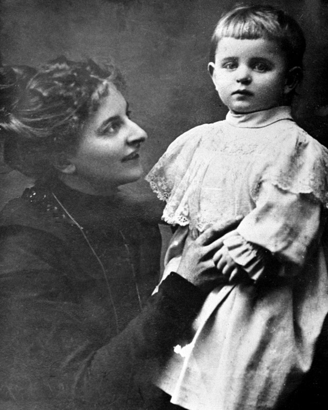Инесса Арманд с дочерью Инной