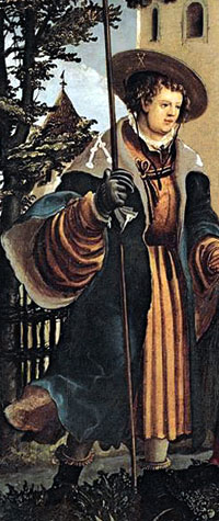 Картина Альтдорфера Прощание Флориана с обителью