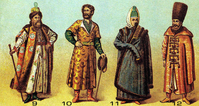 Костюмы Руси XIV и XV века