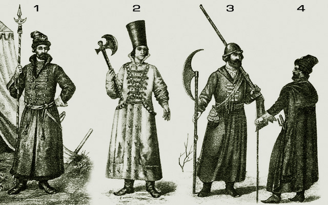 Военная форма русской армии XVII века