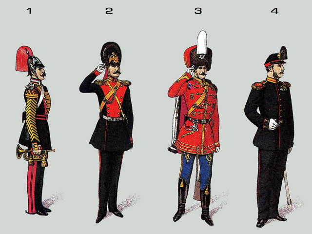 Военная форма середины XIX века