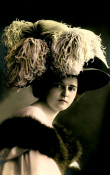 Модная шляпа 1910 года