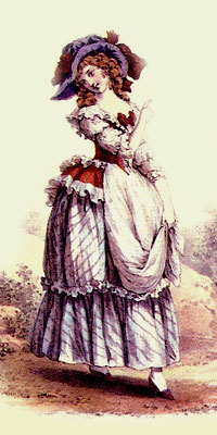 Модное платье 1784 года