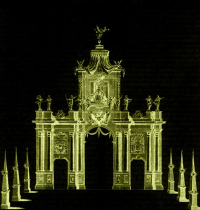 Триумфальные ворота на Мясницкой улице