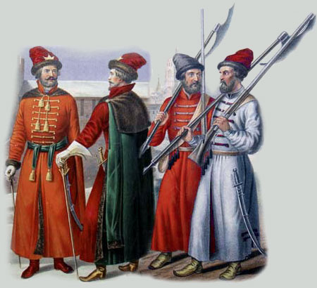 Военная одежда стрелецких полков русской армии XVII века